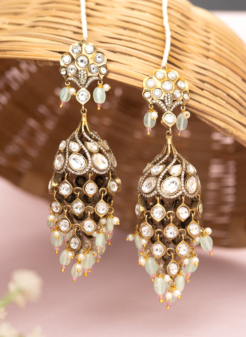 Shivani kundan jhumka