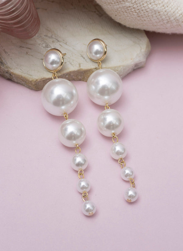 Selina Pearl drop earrings