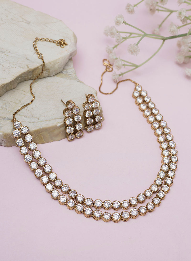 Prarany two layer Necklace set