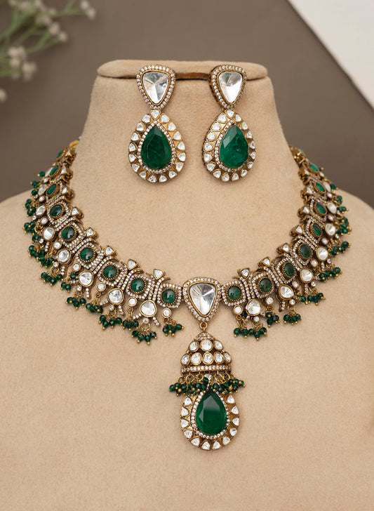 Prerana polki necklace set