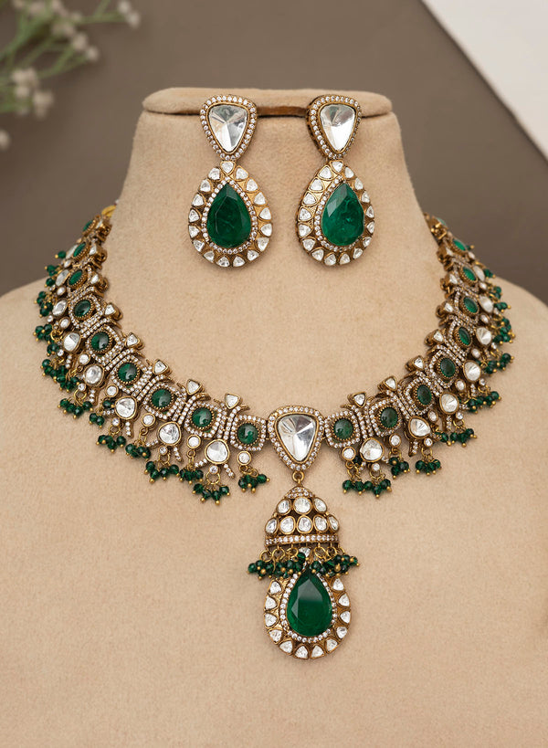 Prerana polki necklace set
