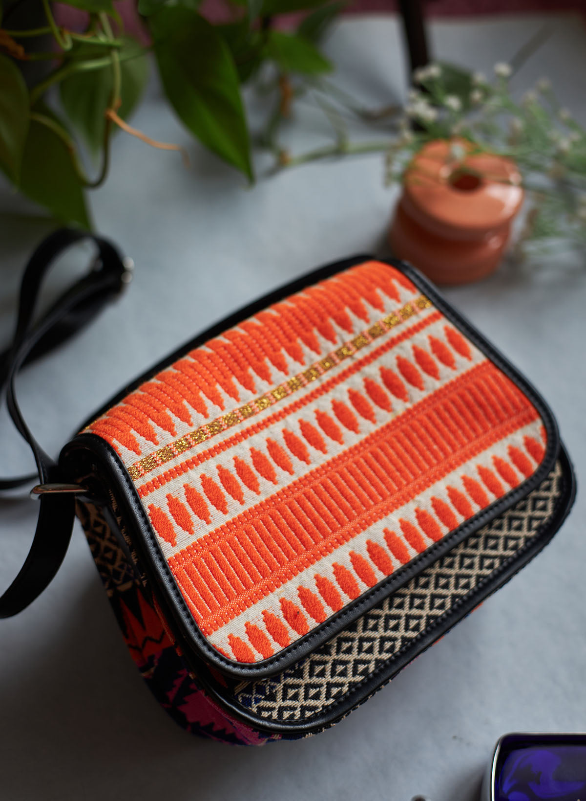 Citrus crush cross body bag