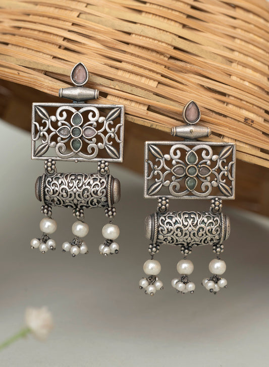 Baidehi oxidised earrings