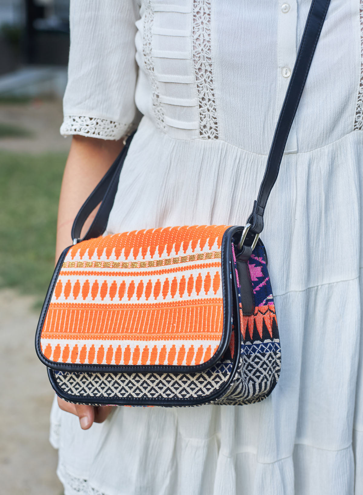 Citrus crush cross body bag
