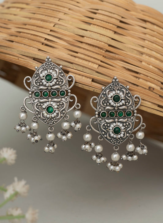 Dhita oxidised earrings