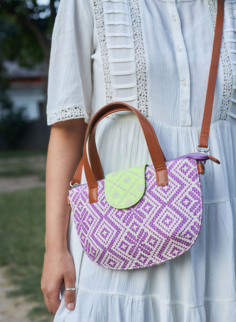 Zolka purple cross body bag
