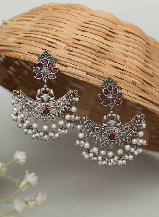 Jagyi silver earrings