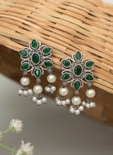 lotus pearl earring