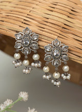 lotus pearl earring