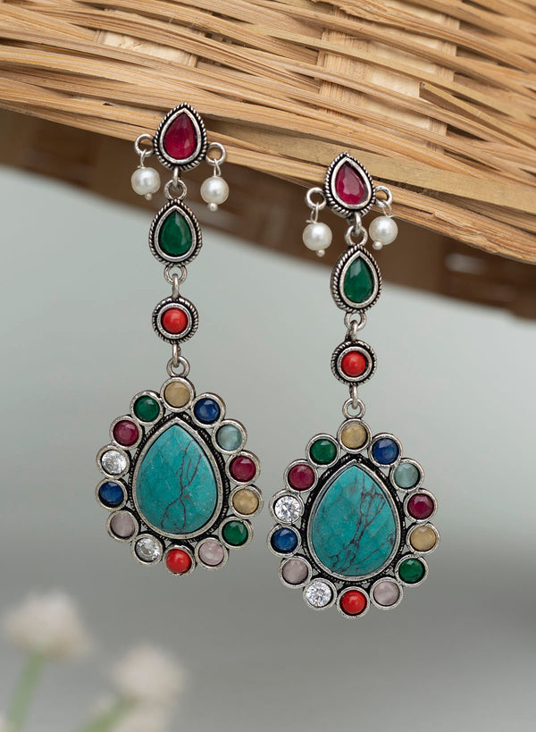 Nabhanya long earrings