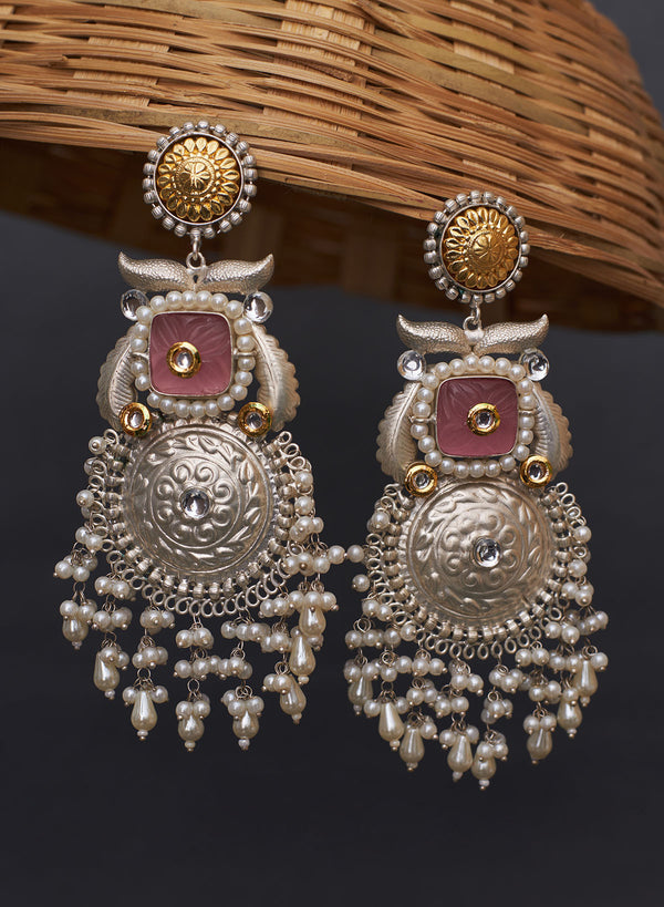 92 5 Sterling Silver Tribal Design Statement Earrings at Rs 2830/unit |  Sterling Silver Earrings in Navi Mumbai | ID: 18297643548