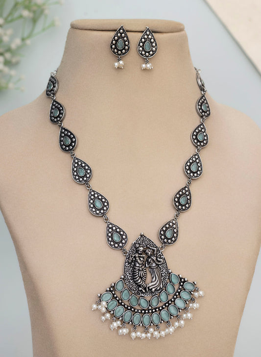 Radha Krishna Necklace Set