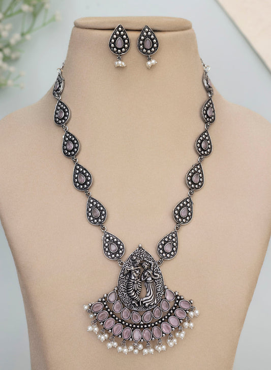 Radha Krishna Necklace Set