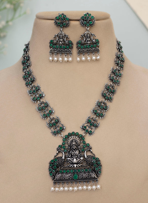 Laxmi Goddess Necklace Set