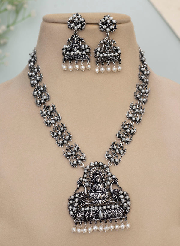 Laxmi Goddess Necklace Set