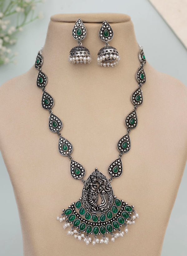 Radha Krishna Necklace Set