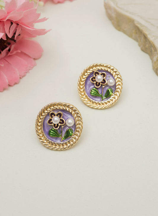 Almaa floral earring