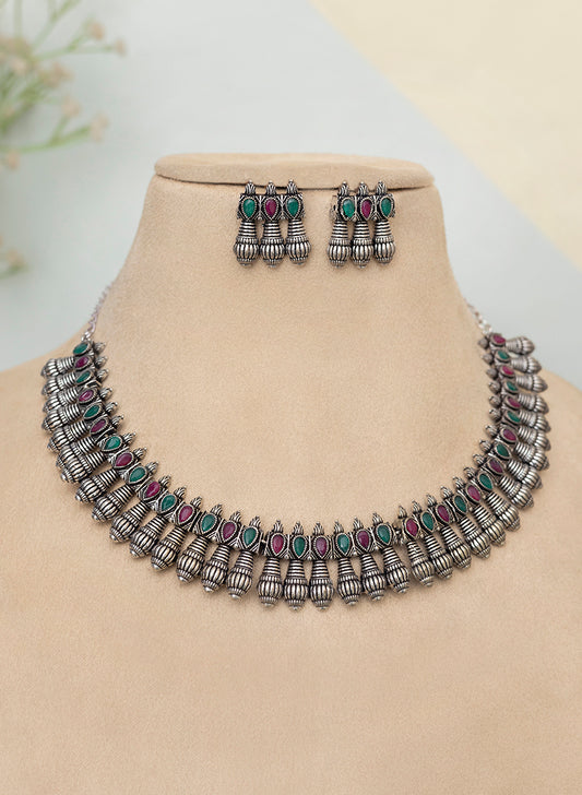 Chaarvi German silver Set