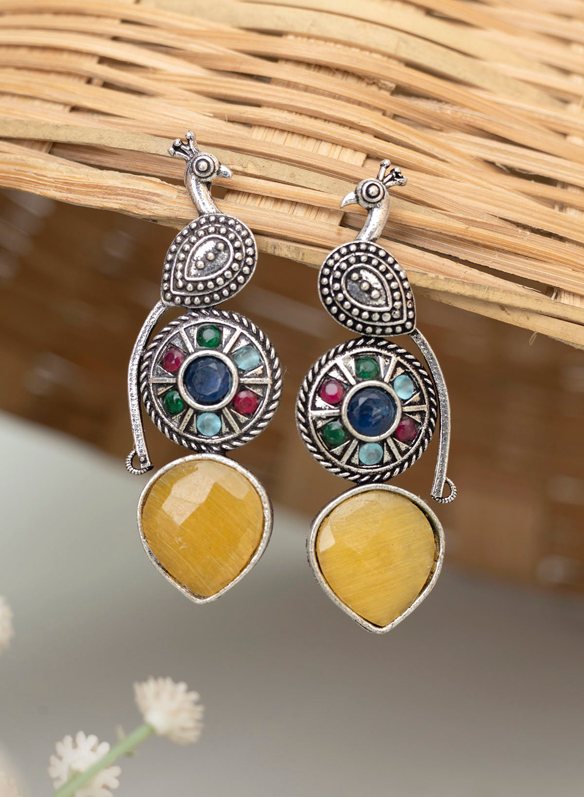 Jalsa Peacock Earring