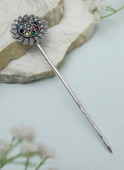 Mahita Oxidised Bun stick