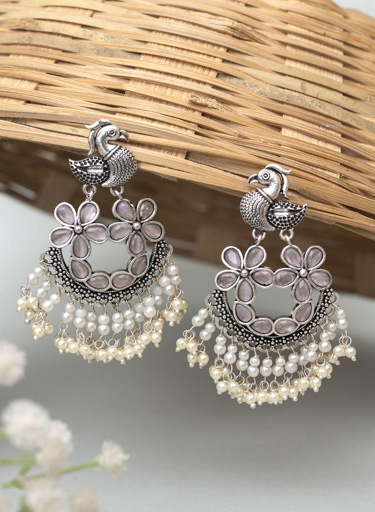 Turvani stone earring