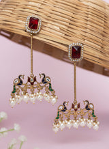 Warhii Peacock earrings