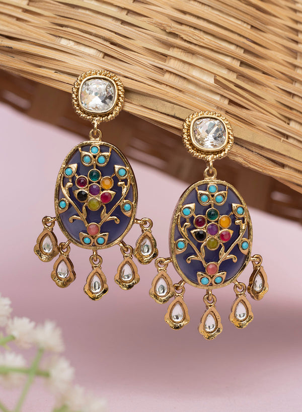 Darvita Meena Earrings