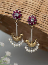 Vashi swan Earrings