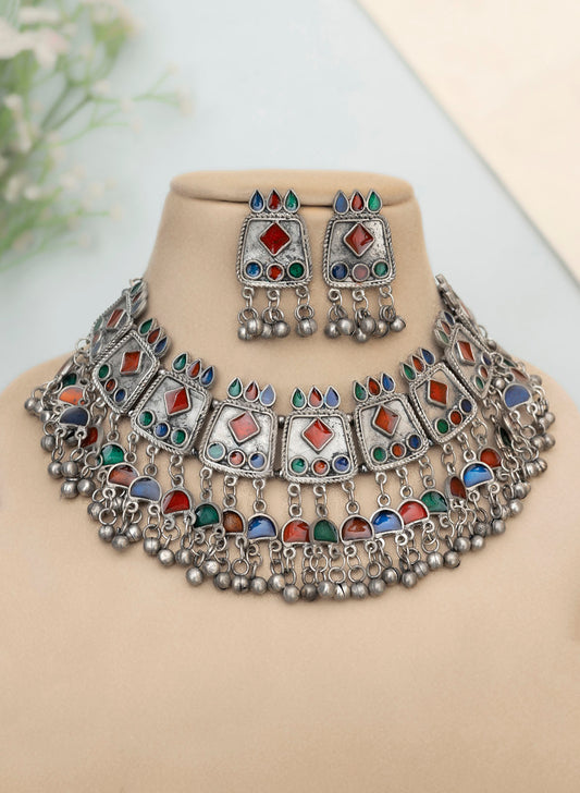Vaishnika Oxidised choker