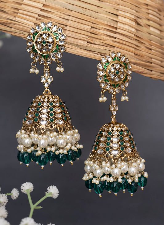 Swaleha stone jhumka