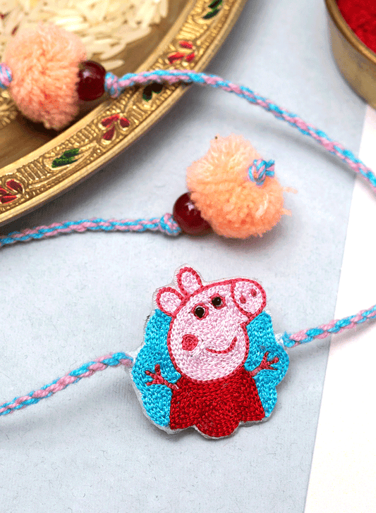 Peppa Pig Thread Rakhi