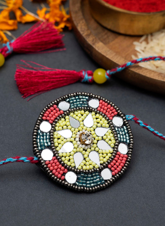 Mirror Multicolor Rakhi