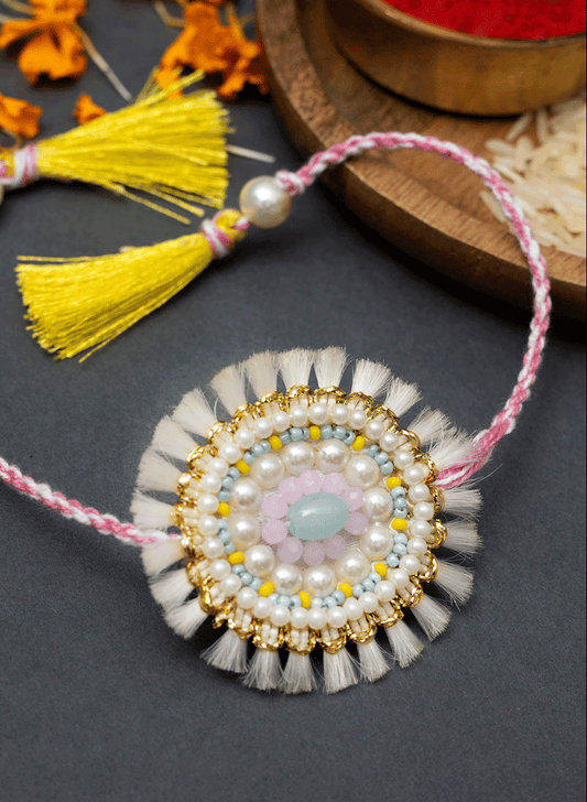 Pastel Pearl Rakhi