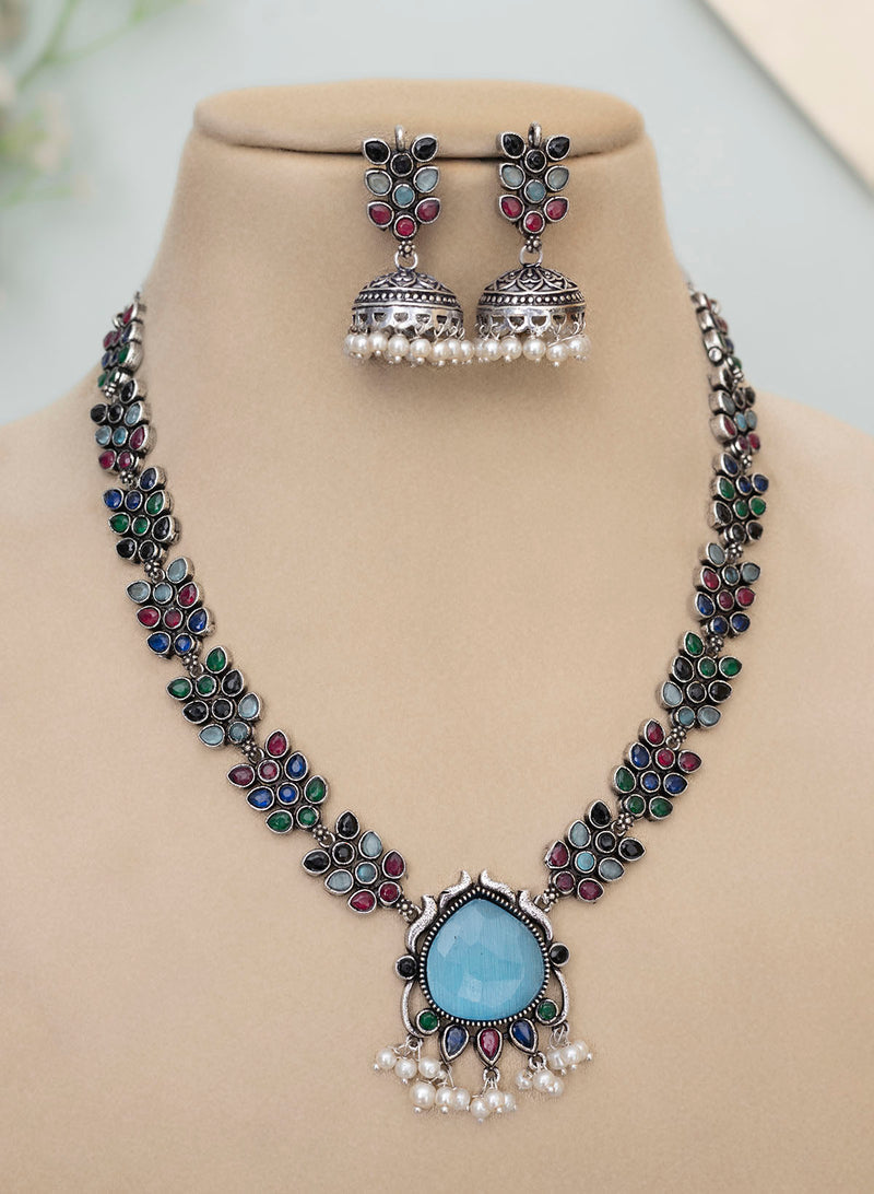 Avleen stone Necklace set