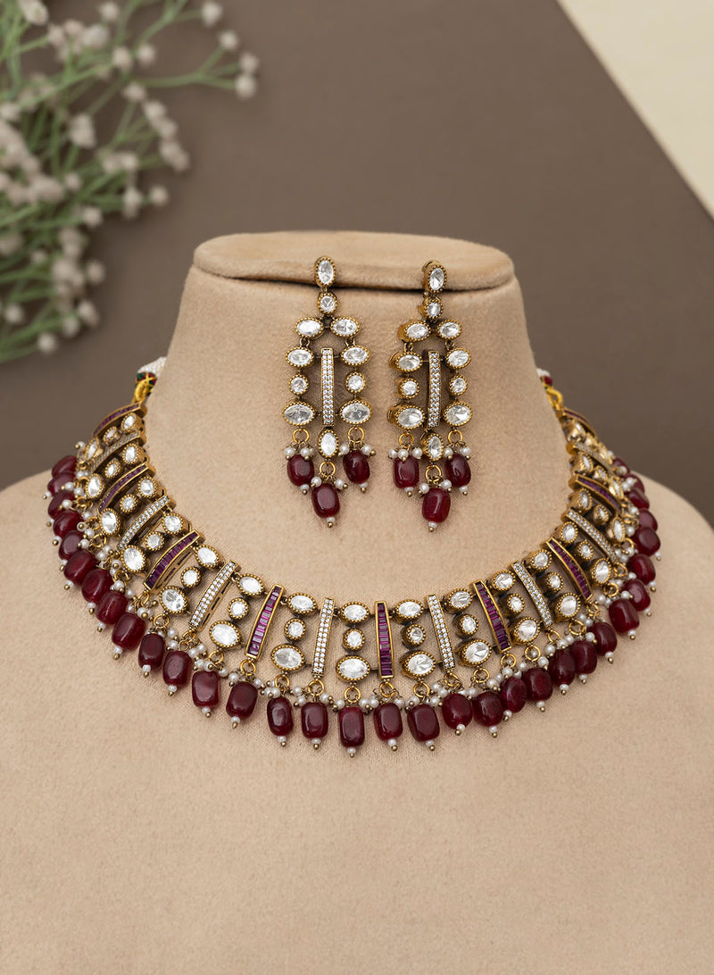 Savi victorian necklace set