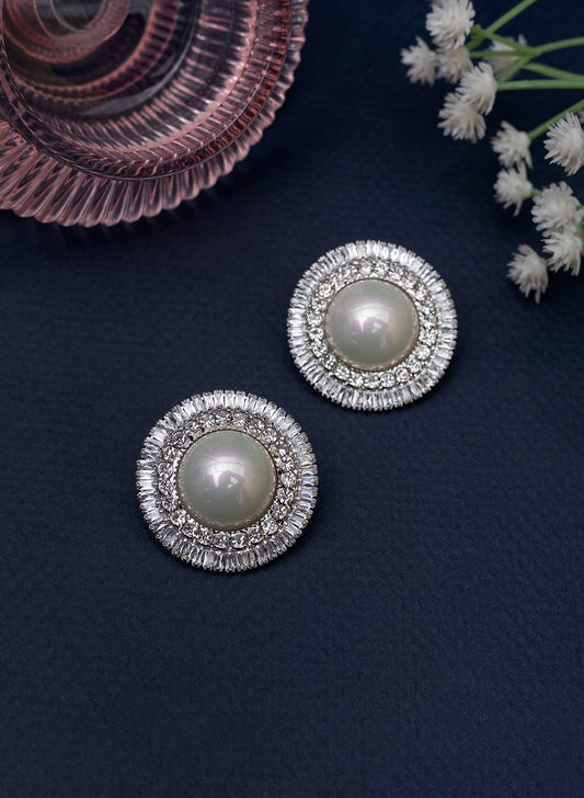 Rosy Stud Earrings
