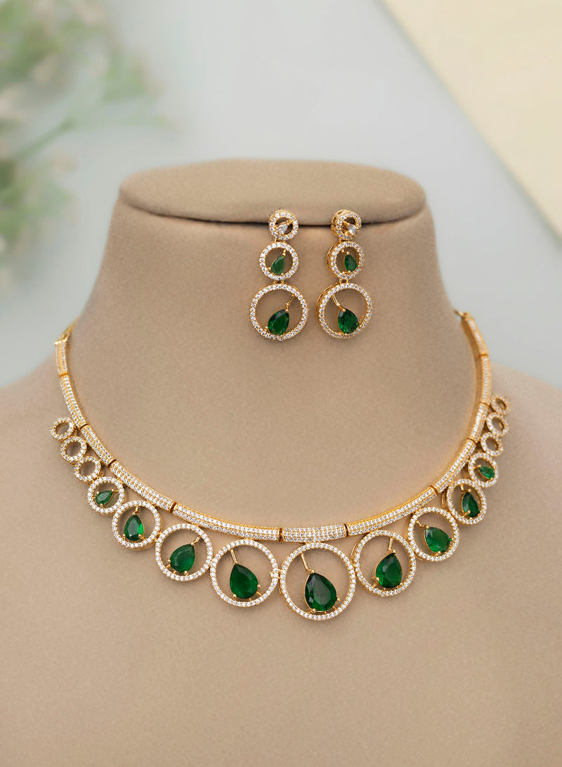 Ishanika AD Necklace set