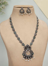 Rekha oxidised necklace