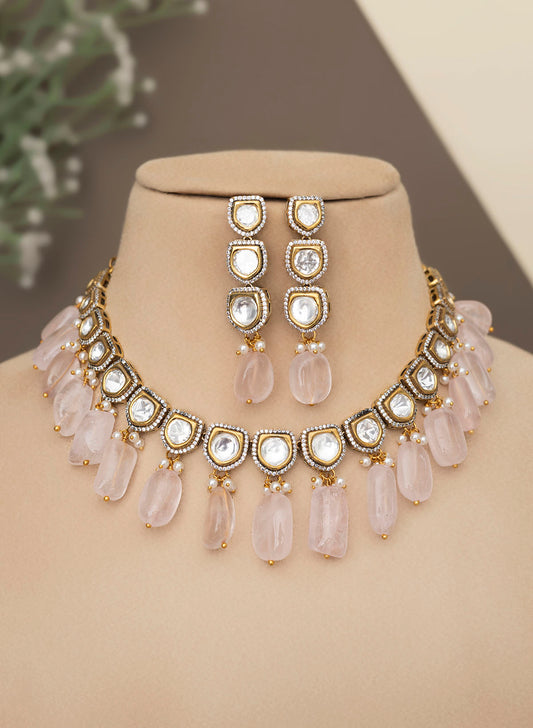 Pradhika Polki Necklace set