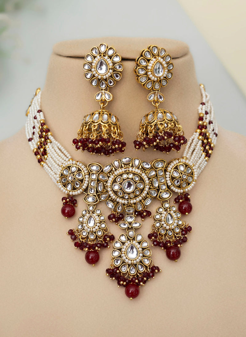 Idhantya Kundan necklace set