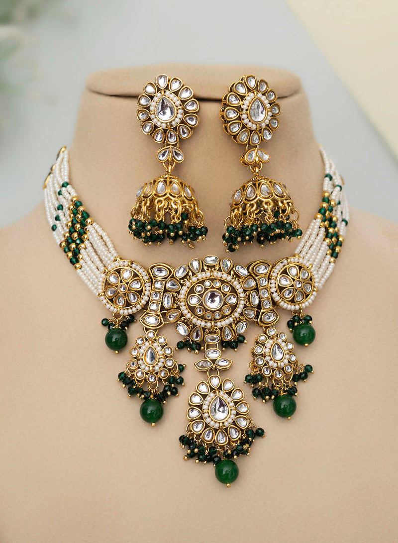 Idhantya Kundan necklace set