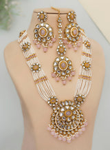 Anandita Long Necklace set with Maangtikka