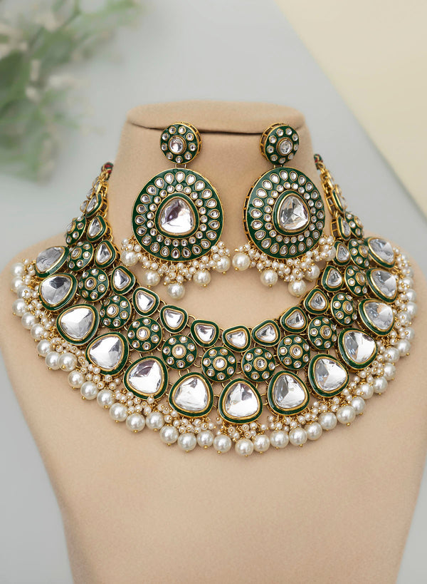 Medhika Polki Necklace set