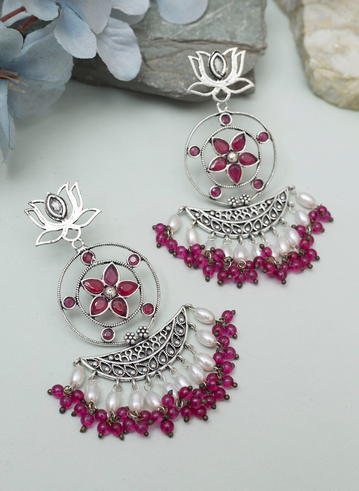 Akshviti Lotus Earring