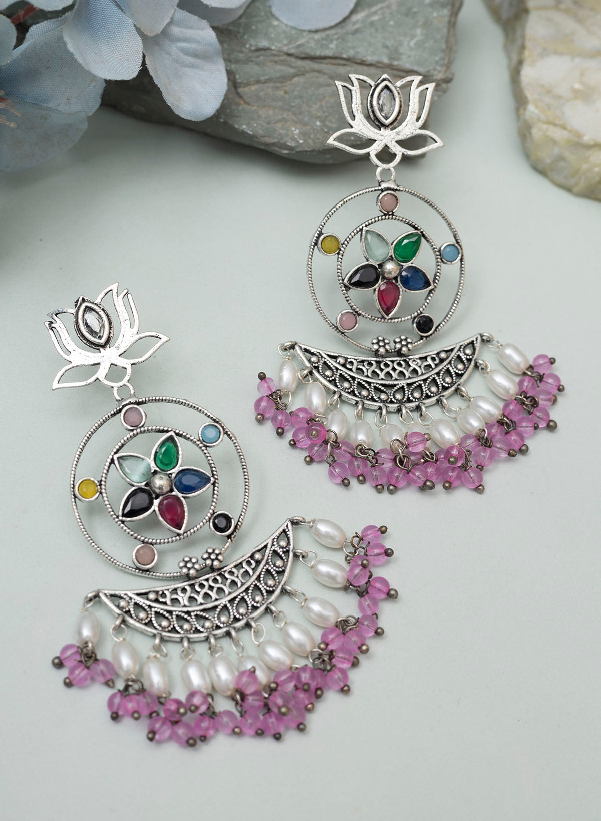 Akshviti Lotus Earring