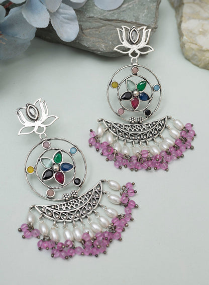 Akshviti Lotus Earring