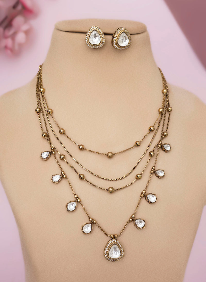 Vetali four layer Necklace set