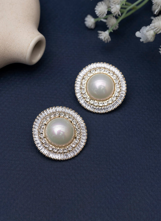 Rosy Stud Earrings