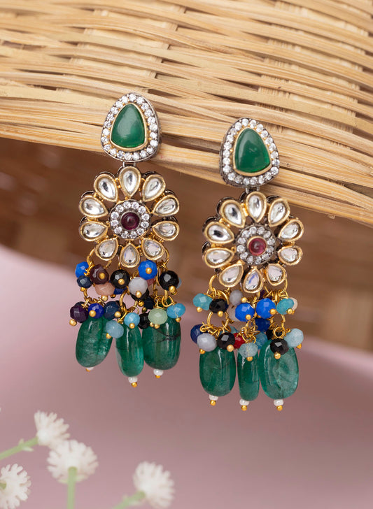 Adrusha Kundan Earrings