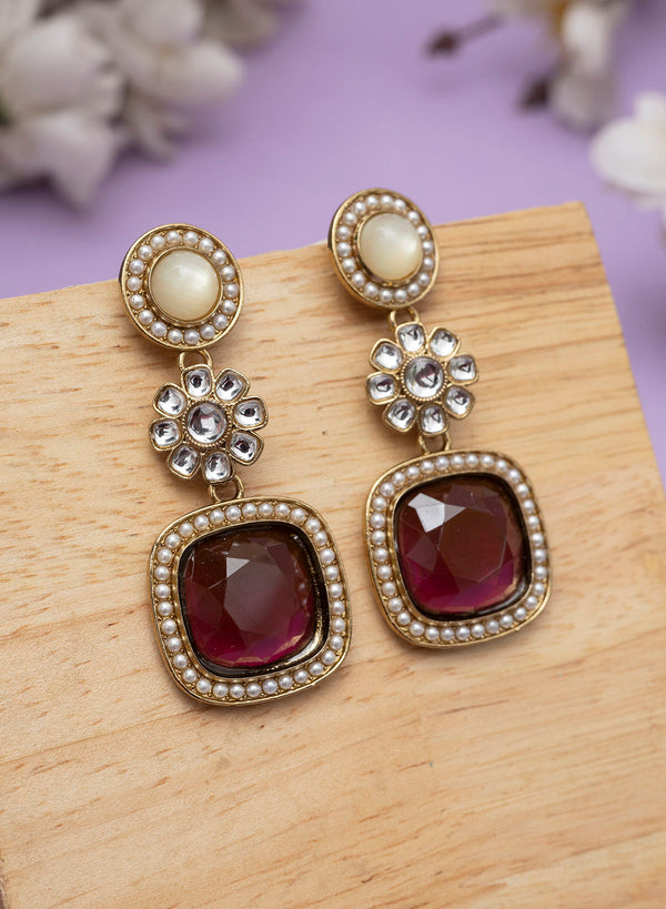 Ziyana stone Earrings